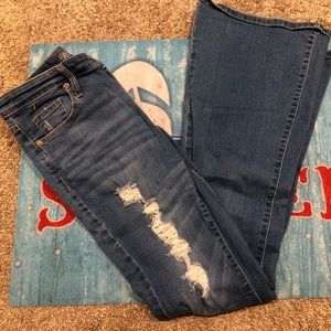 Bell bottoms with holes